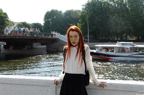 cherry nudes zishy|Luba Cherisova in On Red Wednesday at Zishy .